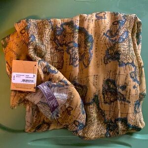 NWT- Patricia Nash European Map Scarf.